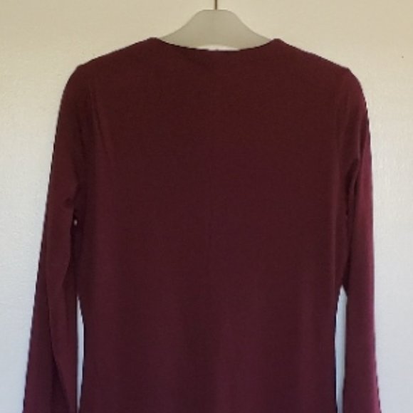 Synergy Organic Clothing Women's Caitlin Dress Small in Mahogany-Burgundy-Wine - Picture 4 of 13